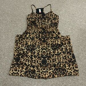 Leopard print maxi dress🐆